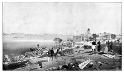 Sebastopol vanaf de achterkant van Fort Nicholas, 1900 door William Crimea Simpson