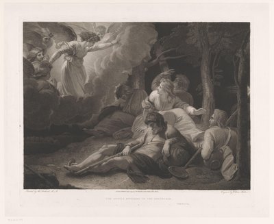 Verkondiging aan de herders door William Skelton