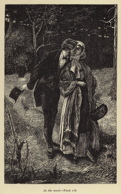 In het bos door William Small