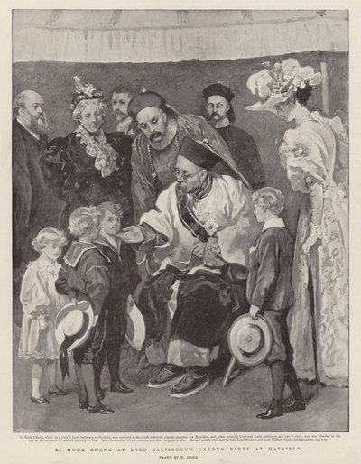 Li Hung Chang op het tuinfeest van Lord Salisbury door William Small