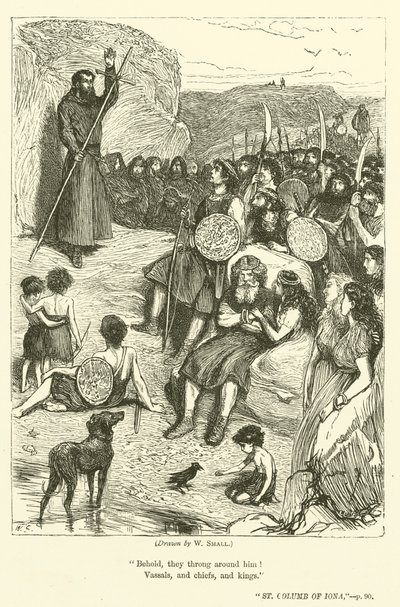 St. Columb van Iona door William Small