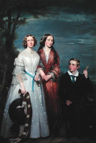 De Juffrouwen Smith en Meester Smith van Crooksfield, Berwickshire door William Smellie Watson
