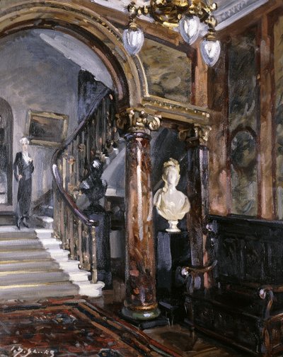 Een Elegant Interieur, Chez Nous door William Somerville Shanks