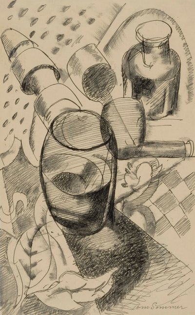 Tekening door William Sommer