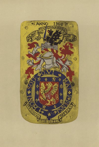 Sir Frank van Hale, c. 1359-c. 1376 (chromolitho) door William St John Hope