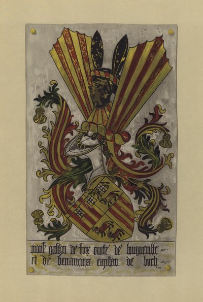 Sir Gaston de Foix, graaf van Longueville en Benanges, kapitein de Buch, ca. 1438-ca. 1458 door William St John Hope