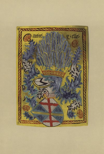 Sir John le Scrope, lord Scrope van Bolton, 1461-1498 (chromolitho) door William St John Hope