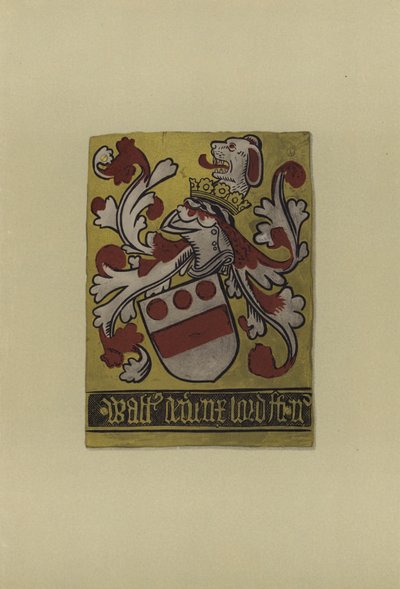 Sir Walter Devereux, lord Ferrers, 1470-1485 (chromolitho) door William St John Hope