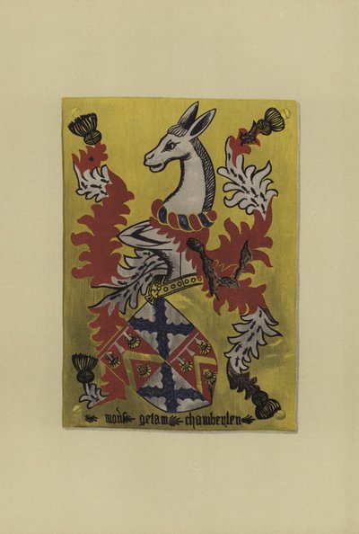 Sir William Chamberlayne, 1461-1463 (chromolitho) door William St John Hope