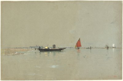 Een Venetiaanse lagune door William Stanley Haseltine