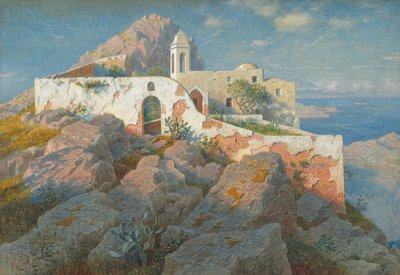 Santa Maria a Cetrella, Anacapri, c.1892 door William Stanley Haseltine