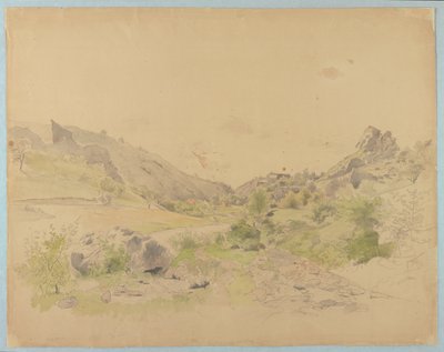 Studie van Landschap door William Stanley Haseltine