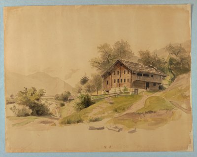 Studie van landschap door William Stanley Haseltine