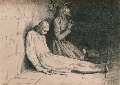 Christen en Hoopvol in de kerker, ca. 1916 door William Strang