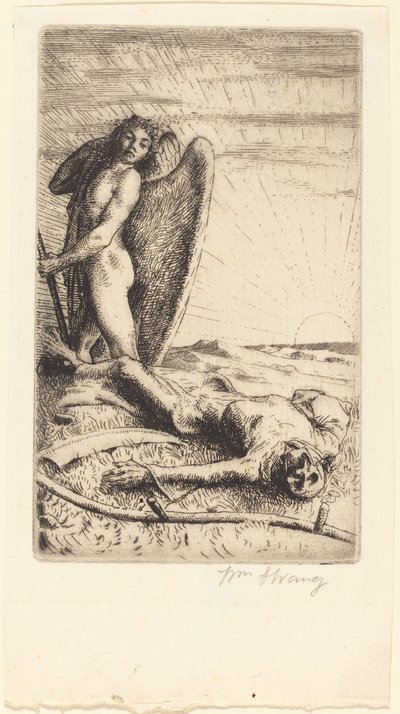 De dood verslagen door William Strang