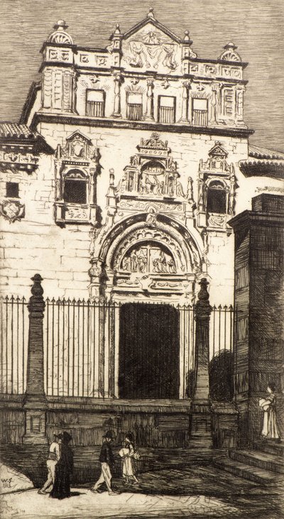 Deur, Santa Cruz, Toledo door William Strang