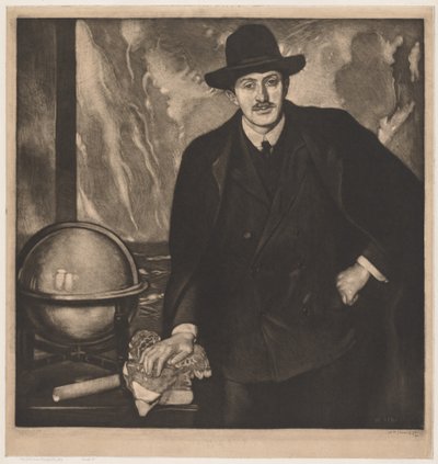 John Masefield door William Strang