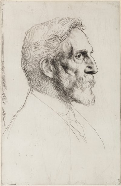 Portret van Philip Norman door William Strang