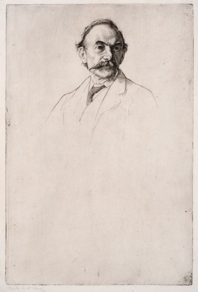 Portret van Thomas Hardy No.1 door William Strang