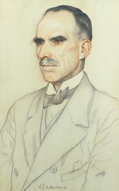 Portret van William de Havilland, 1920 door William Strang
