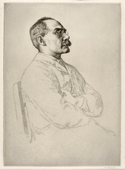 Rudyard Kipling (1865 - 1936), uitgegeven 1898 door William Strang