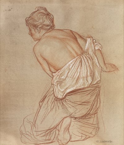 Studie voor een ets: Muziek door William Strang