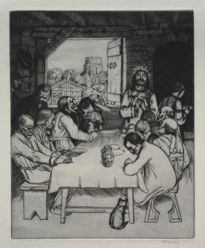 Het Laatste Avondmaal, 1889 door William Strang