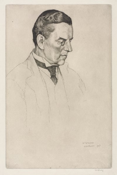 De Zeer Eerwaarde Joseph Austen Chamberlain door William Strang
