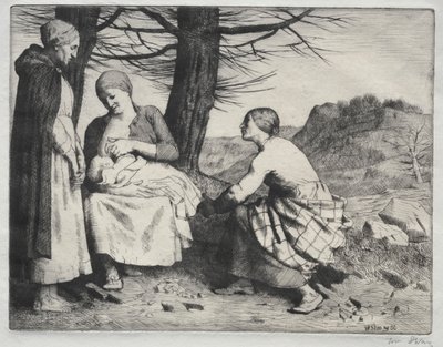 Vrouw en Kind door William Strang