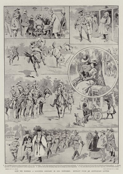 Hoe we een Bereden Compagnie vormden in onze Gemeente, Uittreksel uit een Australische Brief door William T. Maud