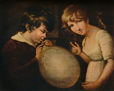 Jongen en Meisje met een Blaasbalg, 18e eeuw door William Tate