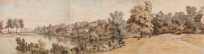Italiaans Rivierlandschap door William Taverner