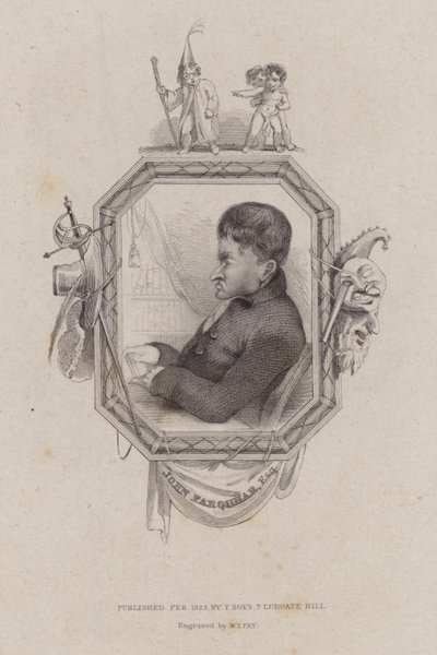 John Farquhar, Schotse koopman en ondernemer (gravure) door William Thomas Fry