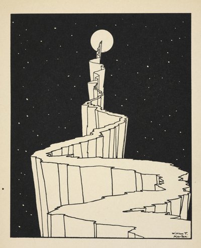 Het pad naar de maan, plaat 39 uit 