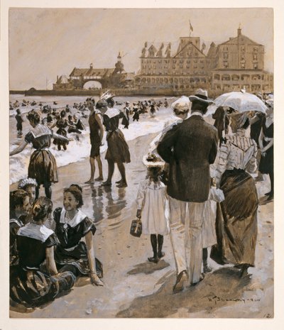 Strandscène uit Harper