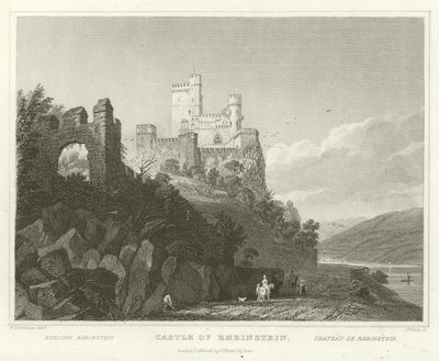 Kasteel van Rheinstein door William Tombleson