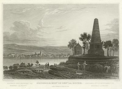 Neuweid en Monument van Generaal La Hoche door William Tombleson