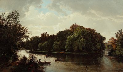 Meerlandschap, varen 1861 door William Trost Richards