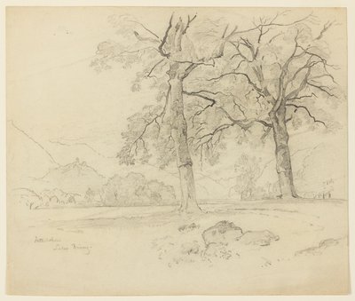 Landschap, Meer Brienz, Interlaken, Zwitserland door William Trost Richards