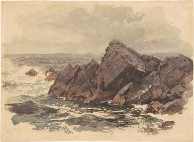 Zeegezicht met Rotsen door William Trost Richards