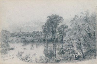 Schetsboek met landschaps- en maritieme onderwerpen uit New England en Pennsylvania door William Trost Richards