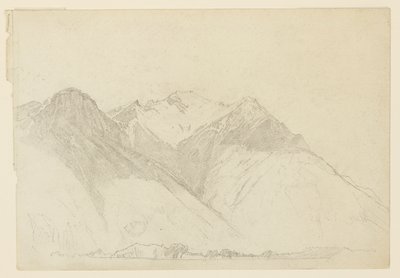 Studie van Landschap door William Trost Richards