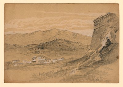 Studie van Landschap door William Trost Richards
