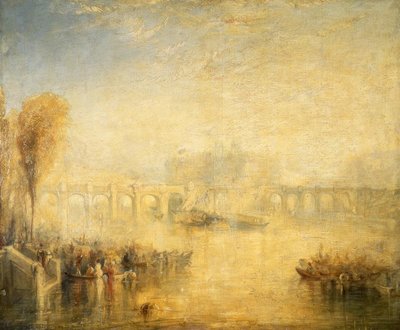 Uitzicht op de Pont Neuf in Parijs door Joseph Mallord William Turner