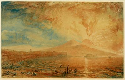 Baai van Napels (Vesuvius Boos) door Joseph Mallord William Turner