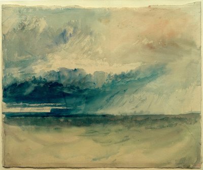 Kliffen vanaf de zee door Joseph Mallord William Turner