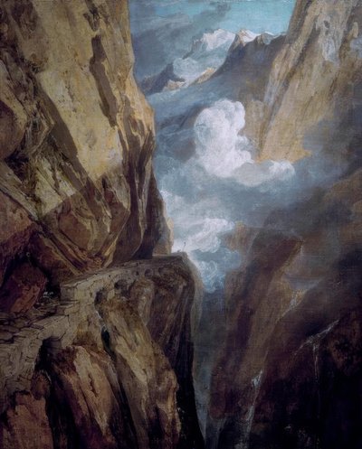 De St. Gotthard-pas door Joseph Mallord William Turner