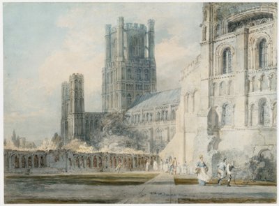 Ely Kathedraal vanuit het Zuidoosten door Joseph Mallord William Turner