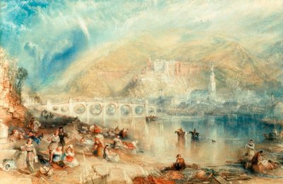 Heidelberg met een Regenboog door Joseph Mallord William Turner