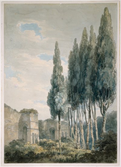 In de Ludovisi-tuinen, Rome door Joseph Mallord William Turner